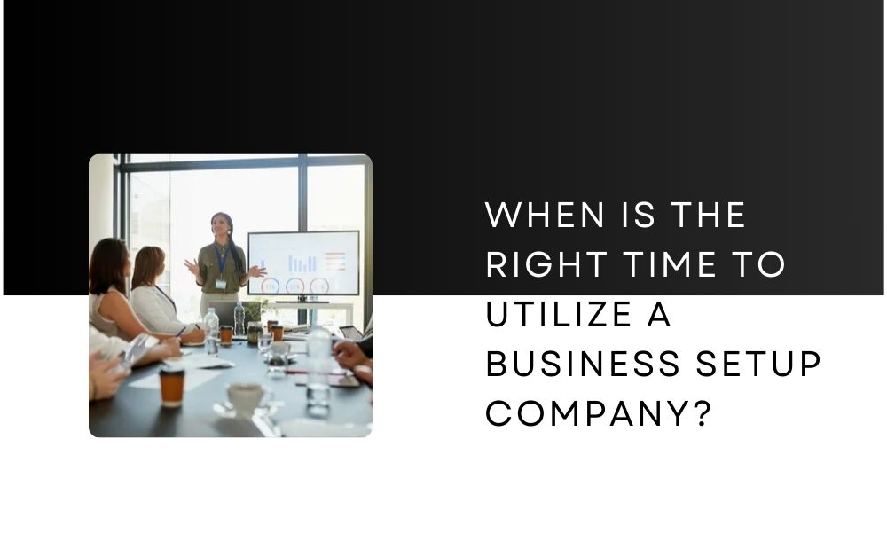 When is the Right Time to Utilize a Business Setup Company?