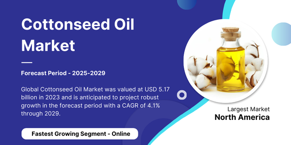 Cottonseed Oil Market Forecast Projected USD 5.17 Billion Size with 4.1% CAGR Growth [Latest Report]