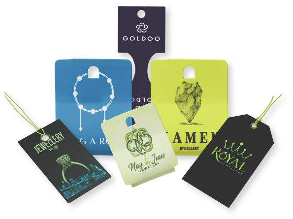 Write Note On Custom Printed Jewelry Tags