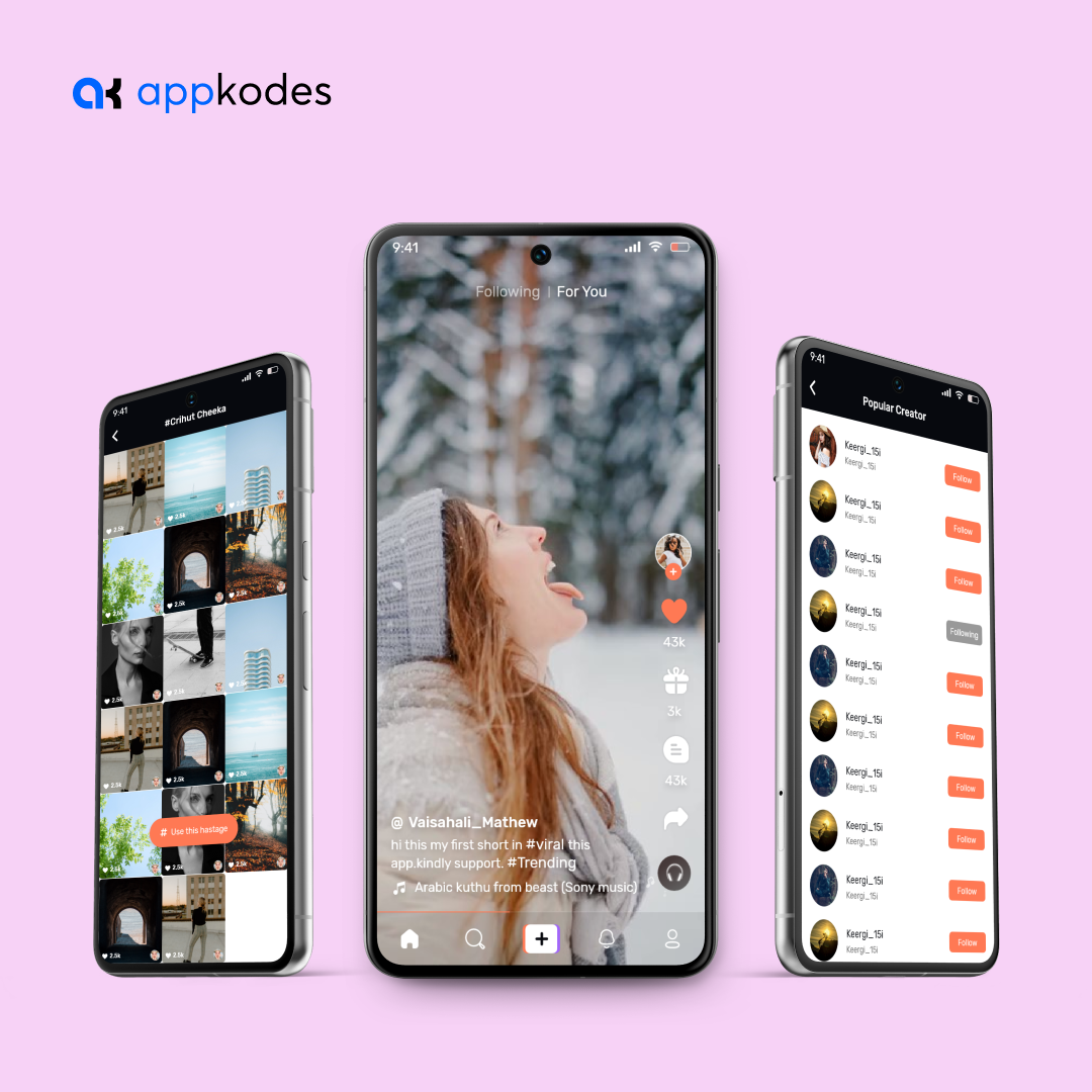 Create Your Viral Video App with Appkodes TikTok Clone