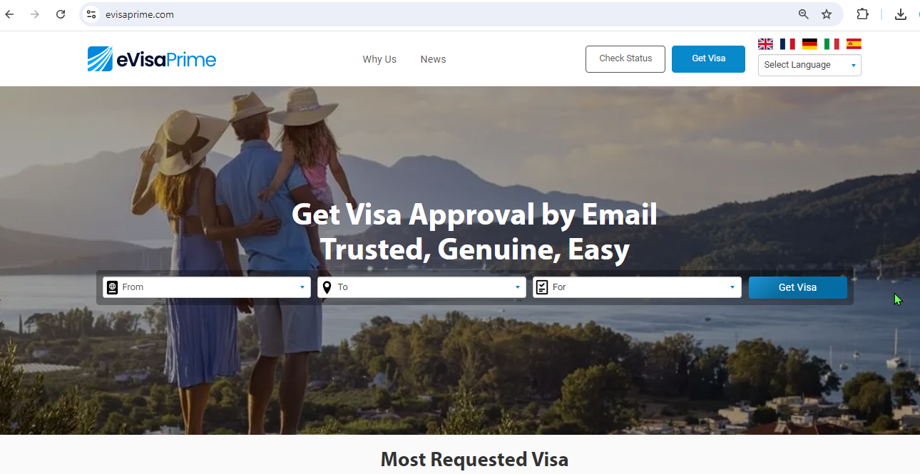 FOR SPANISH CITIZENS – Online Visa eVisaPrime – The trust