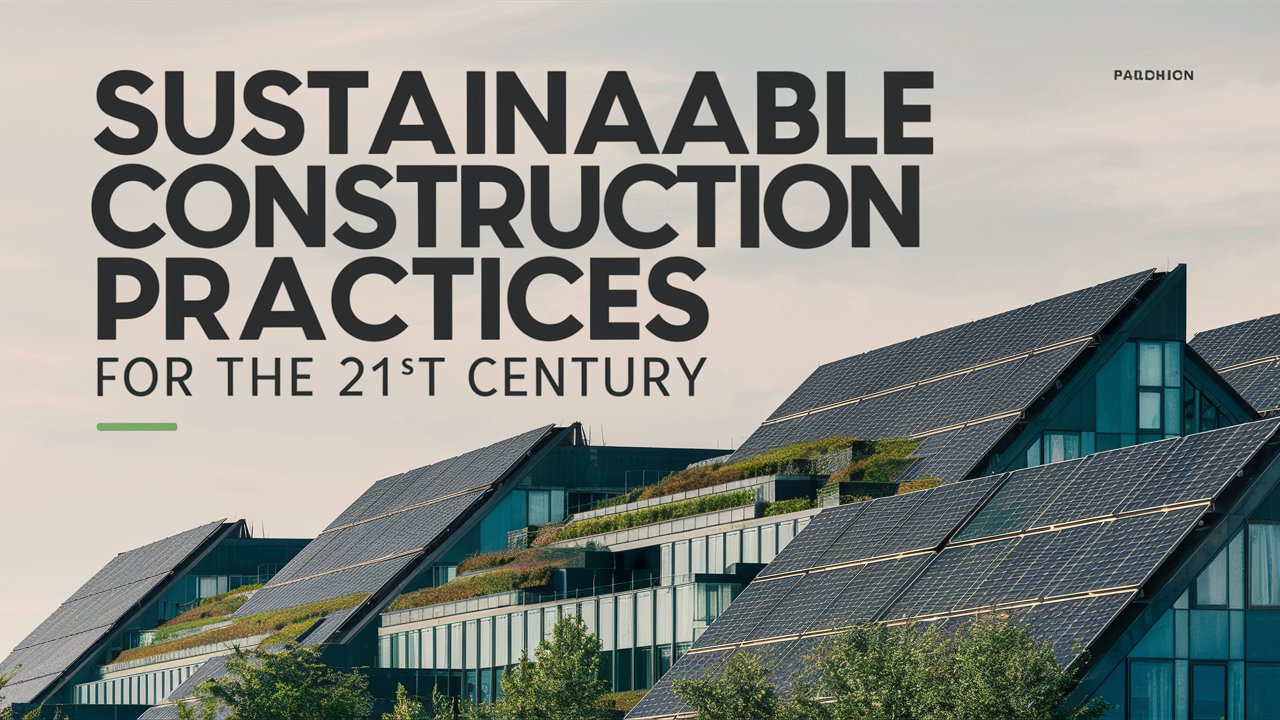 Sustainable Construction Practices for the 21st Century
