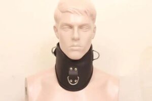 leather posture collars