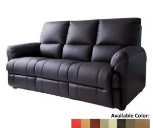 Faux Leather Sofa