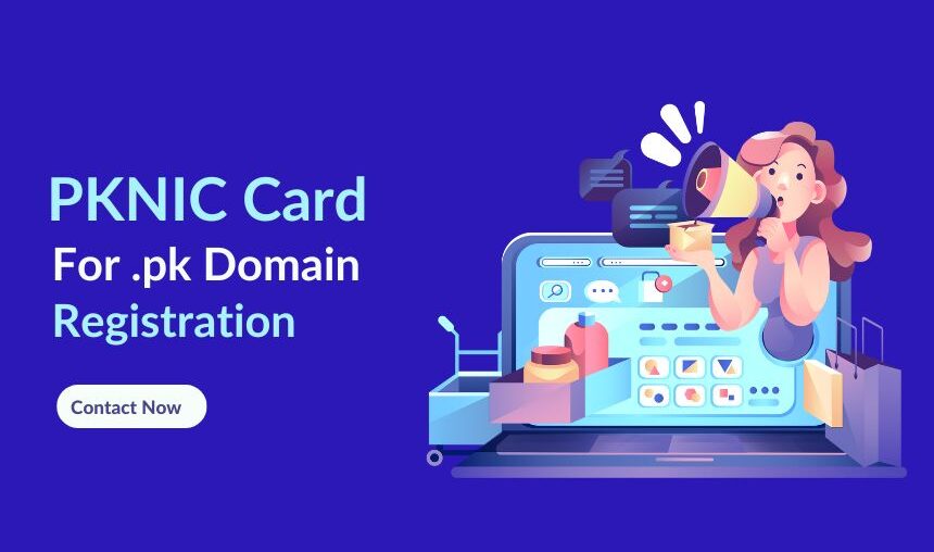 pknic card for .pk domain registration