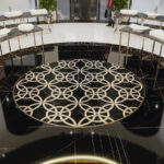 Black - Golden Marble Inlay Flooring