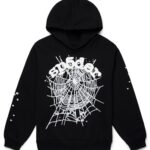 Sp5der OG Web Hoodie Black