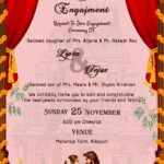 Engagement Invitation Card