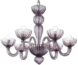 Modern Murano glass chandelier