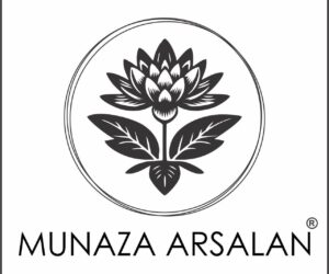 The Allure of Teal Blue Dresses by Munaza Arsalan in Lahore