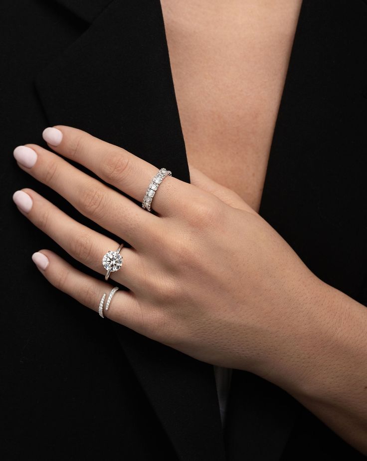 wedidng band and Diamond Engagement Rings