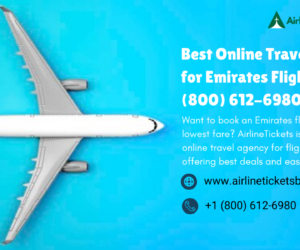 Best Online Travel Agency for Emirates Flights – Call +1 (800) 612-6980 for Deals!