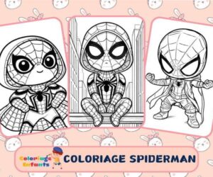 Coloriage Enfants – Apprenez à dessiner et colorier Spiderman
