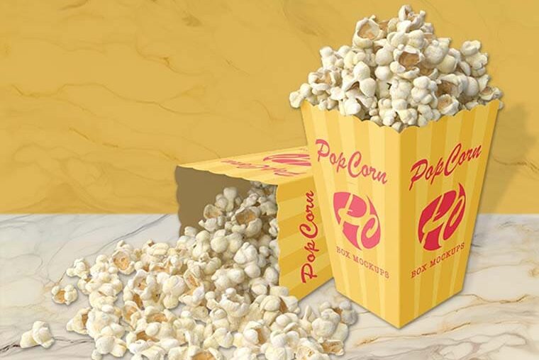 cardboard popcorn boxes