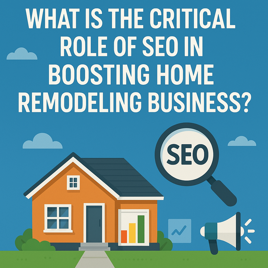 Critical Role of SEO in Boosting Home Remodeling Business