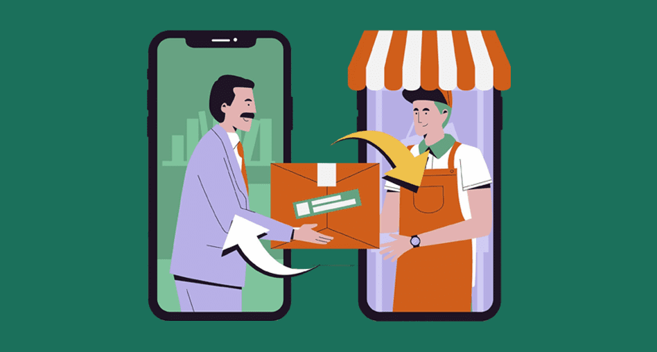 b2b order taking app