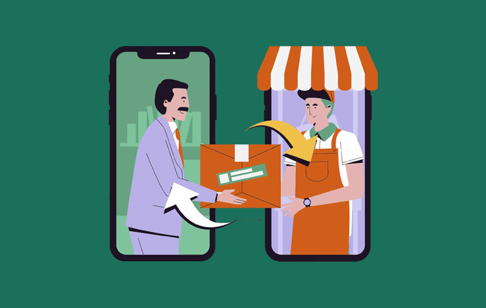 b2b order taking app