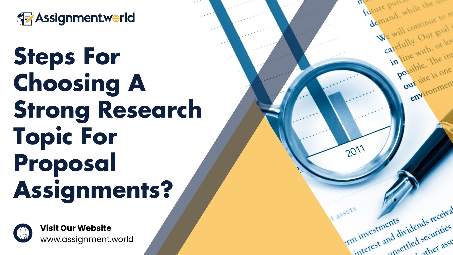 Steps For Choosing A Strong Research Topic For Proposal Assignments