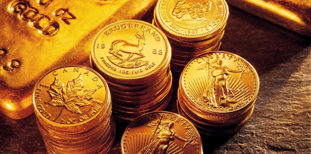 Gold coins